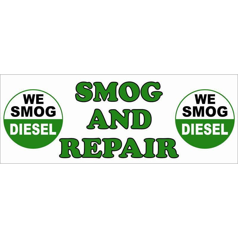 DIESEL SMOG AND REPAIR BANNER #SB01