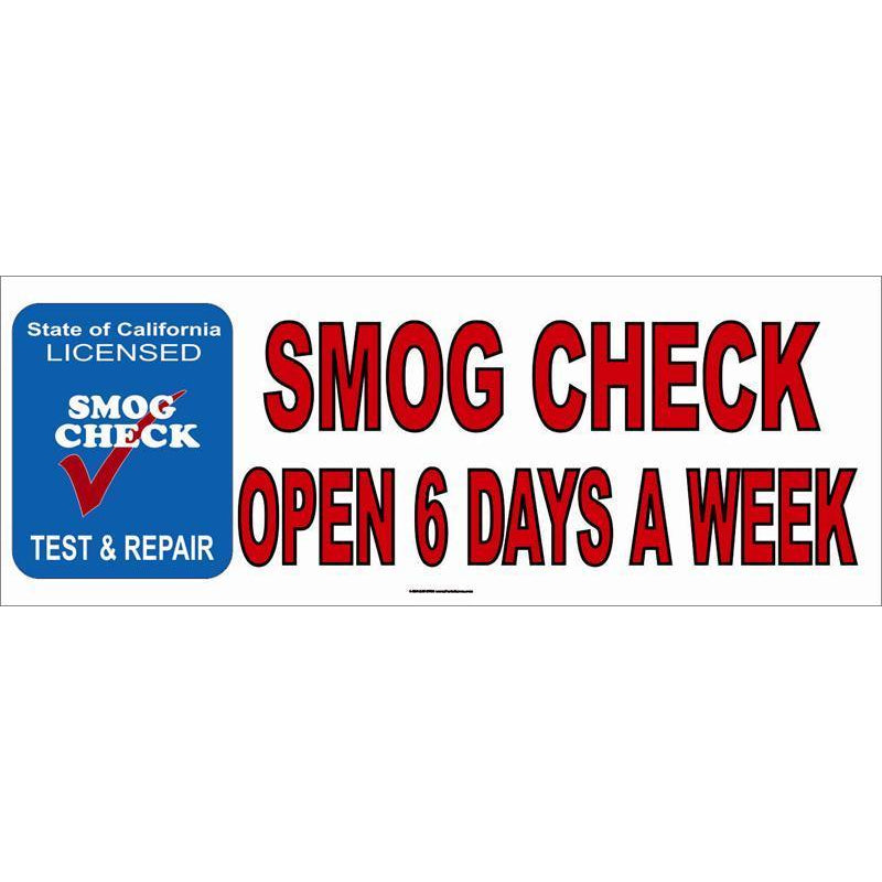 OPEN 6 DAYS BANNER # SB112