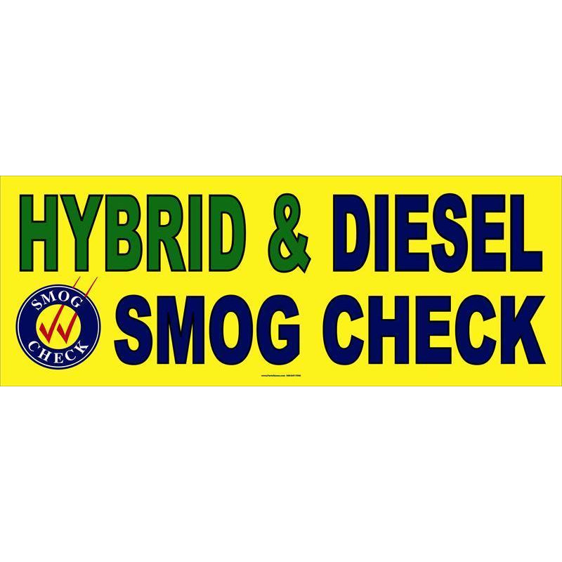 HYBRID & DIESEL SMOG BANNER #SB93