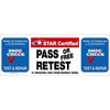 STAR CERTIFIED PASS / FREE RETEST BANNER  #SBSTAR9 !!!
