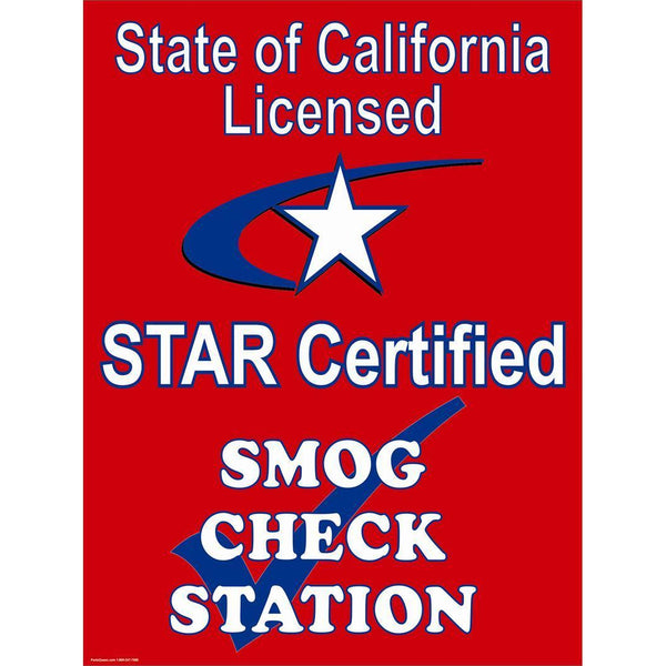 STAR CERTIFIED SMOG CHECK #DS200RED - Parts Queen