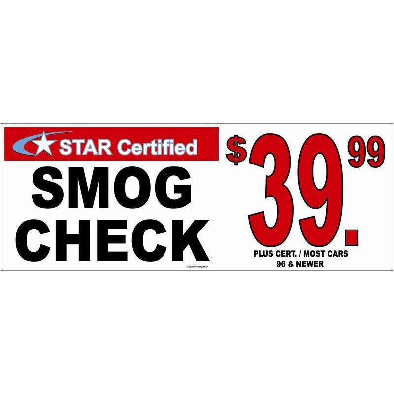 STAR CERTIFIED SMOG $__