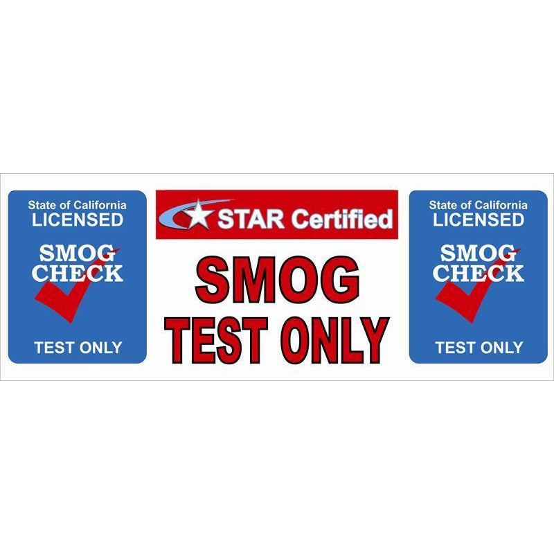 SMOG TEST ONLY BANNER #SBSTARTESTONLY