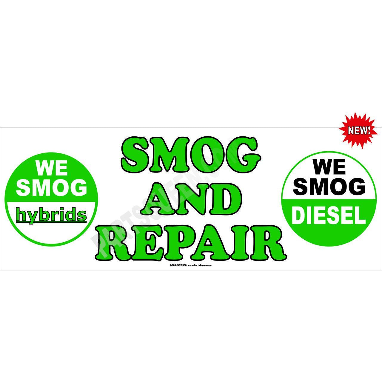 DIESEL & HYBRID SMOG AND REPAIR BANNER # SB02