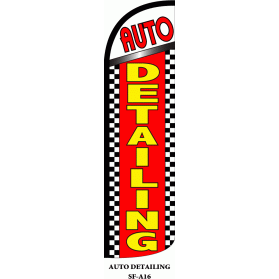 AUTO DETAIL WINDLESS SWOOPER FLAG # W-SF-A16