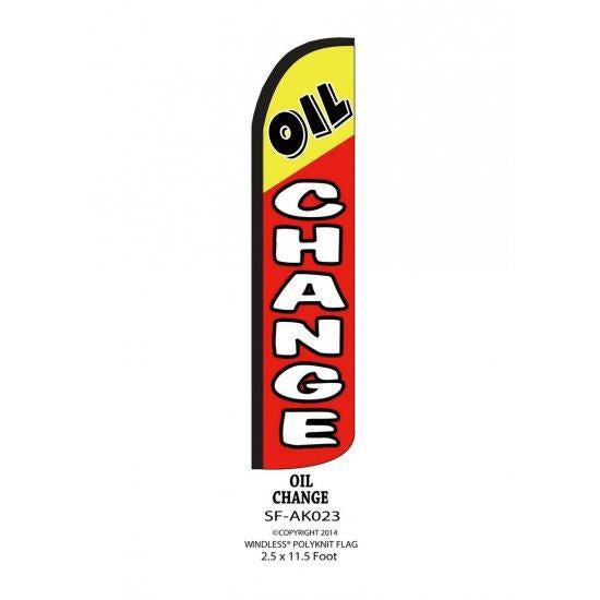 OIL CHANGE WINDLESS SWOOPER FLAG # W-SF-AK023
