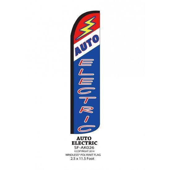 AUTO ELECTRIC WINDLESS SWOOPER FLAG # W-SF-AK026