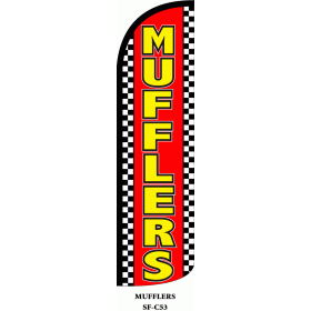 MUFFLERS WINDLESS SWOOPER FLAG # W-SF-C53