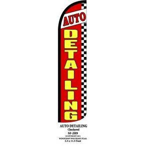 AUTO DETAILING WINDLESS SWOOPER FLAG # W-SF-JH9
