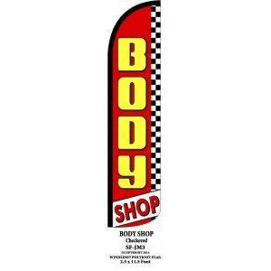 BODY SHOP WINDLESS SWOOPER FLAG # W-SF-JM3
