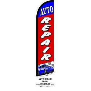 AUTO REPAIR WINDLESS SWOOPER FLAG # W-SF-JN1