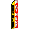 BUY HERE PAY HERE SWOOPER FLAG #RE3