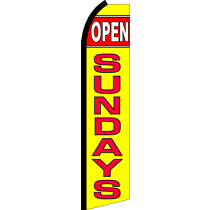 OPEN SUNDAY SWOOPER FLAG #RR1