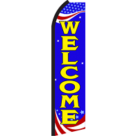 WELCOME FLAG SWOOPER FLAG #SE2