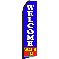 WELCOME WALK INS SWOOPER FLAG #SH7