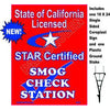 Stake Sign Kit Star Certified Smog Check