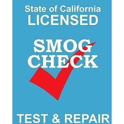 CA Smog Check Signs - Parts Queen