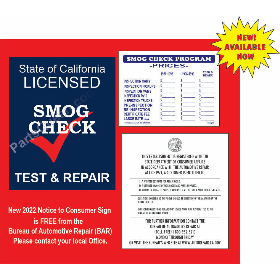 TEST & REPAIR SIGN BUNDLE - BUNDLE-3