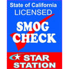 STAR CERTIFIED SMOG SIGN #DS250