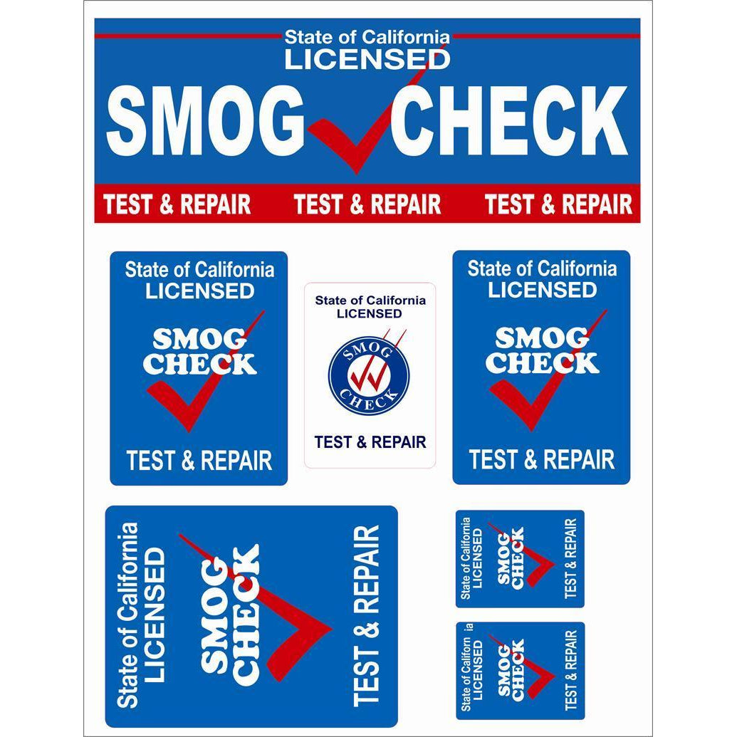 TEST & REPAIR DECALS