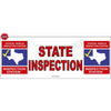 STATE INSPECTION BANNER #TXB1