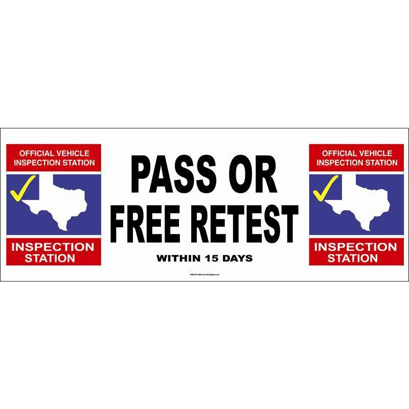 PASS OR FREE RETEST BANNER #TXB4