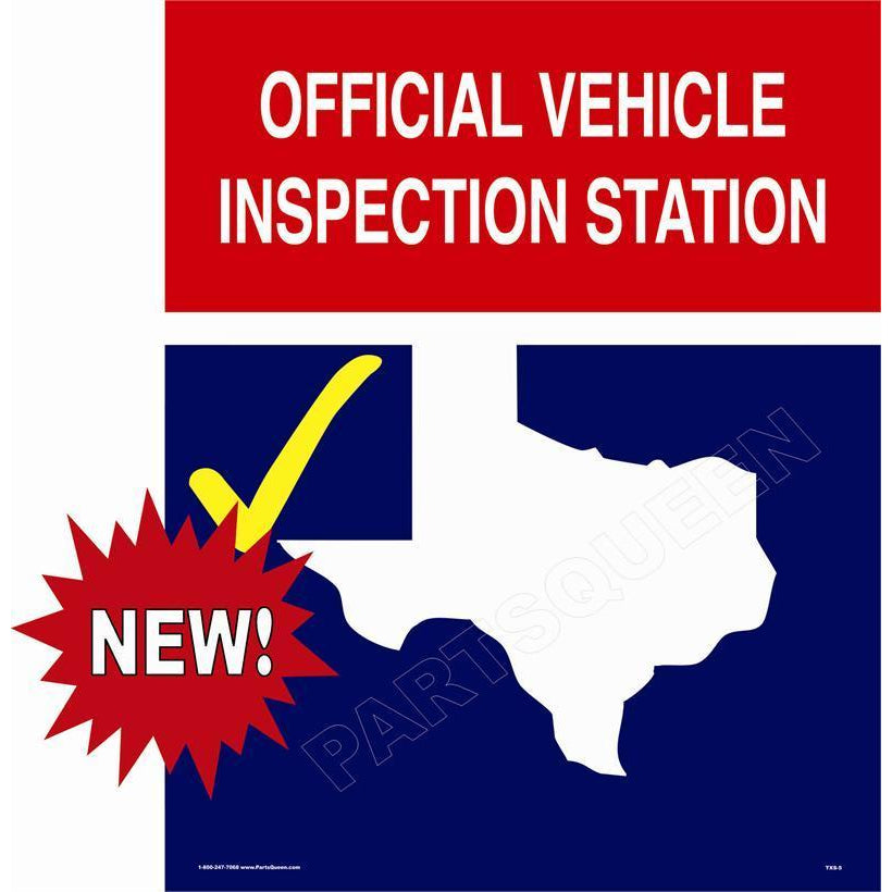 TEXAS STATE INSPECTION SIGN TXS5
