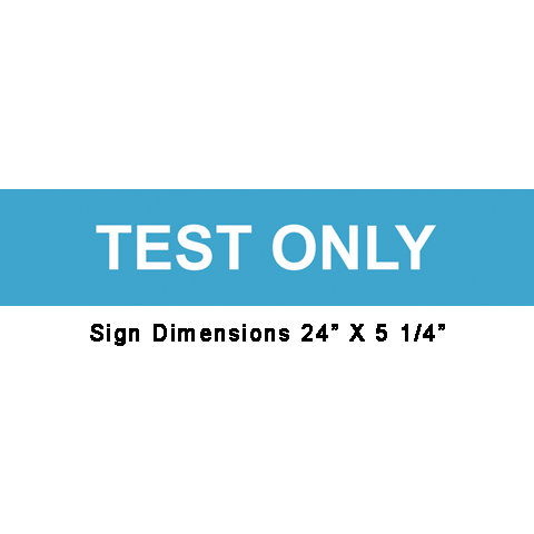 STAR CERTIFIED TEST ONLY STICKER  #SCSTAR4