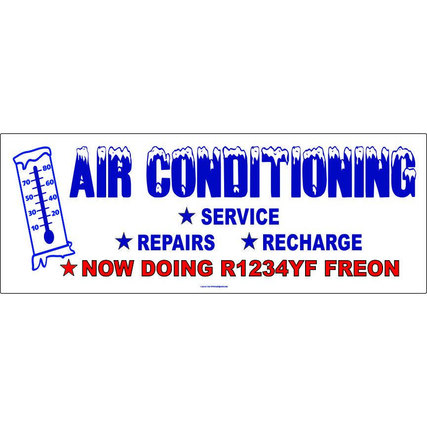 Air Conditioning Banner with AB-14-R1234YF