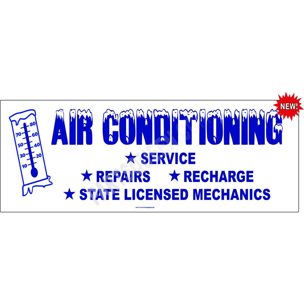 AIR CONDITIONING BANNER AB14