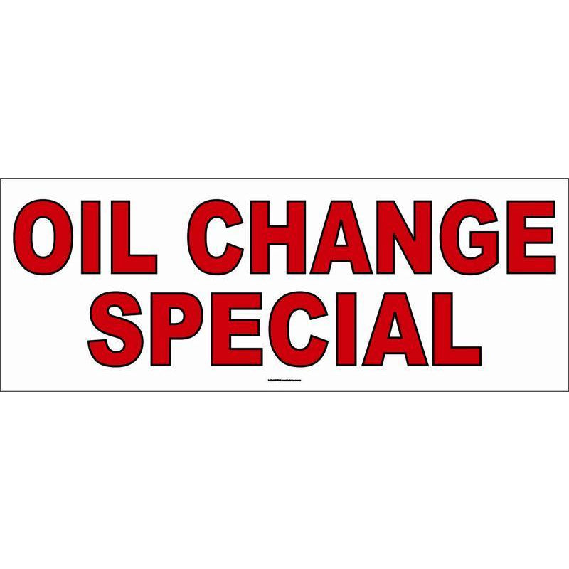 OIL CHANGE BANNER  #AB155