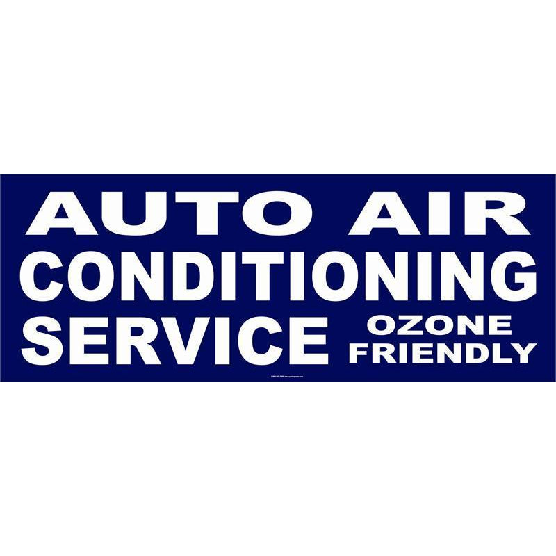 AUTO AIR CONDITIONING BANNER #AB17 !!!