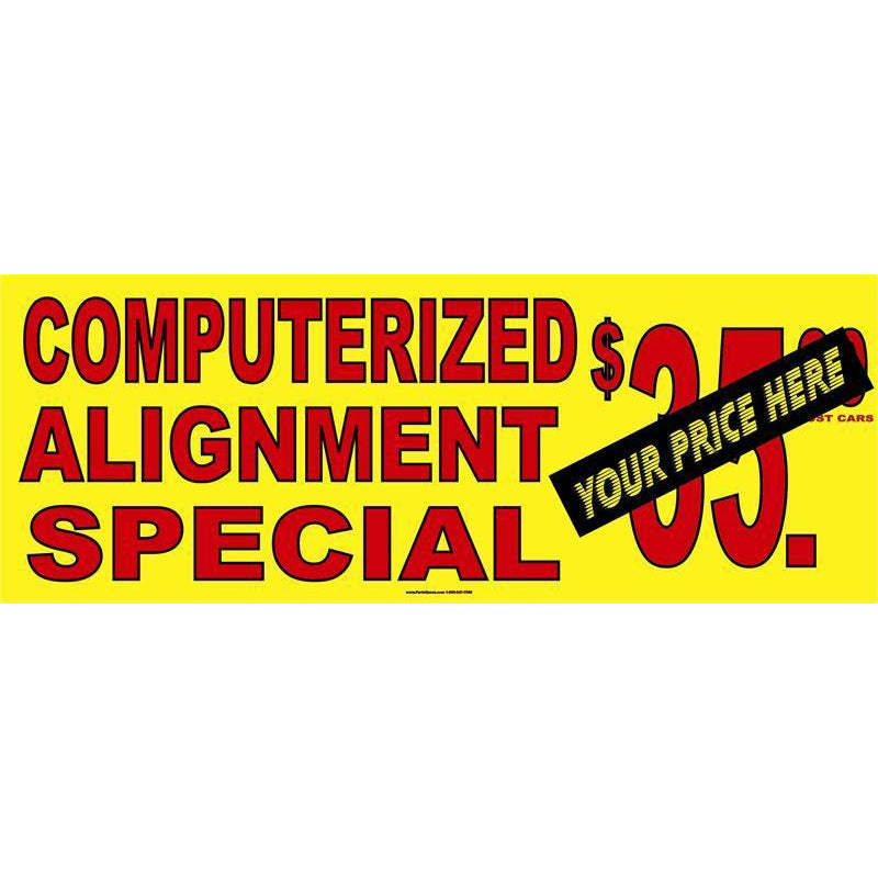 COMPUTERIZED ALIGNMENT BANNER #AB20