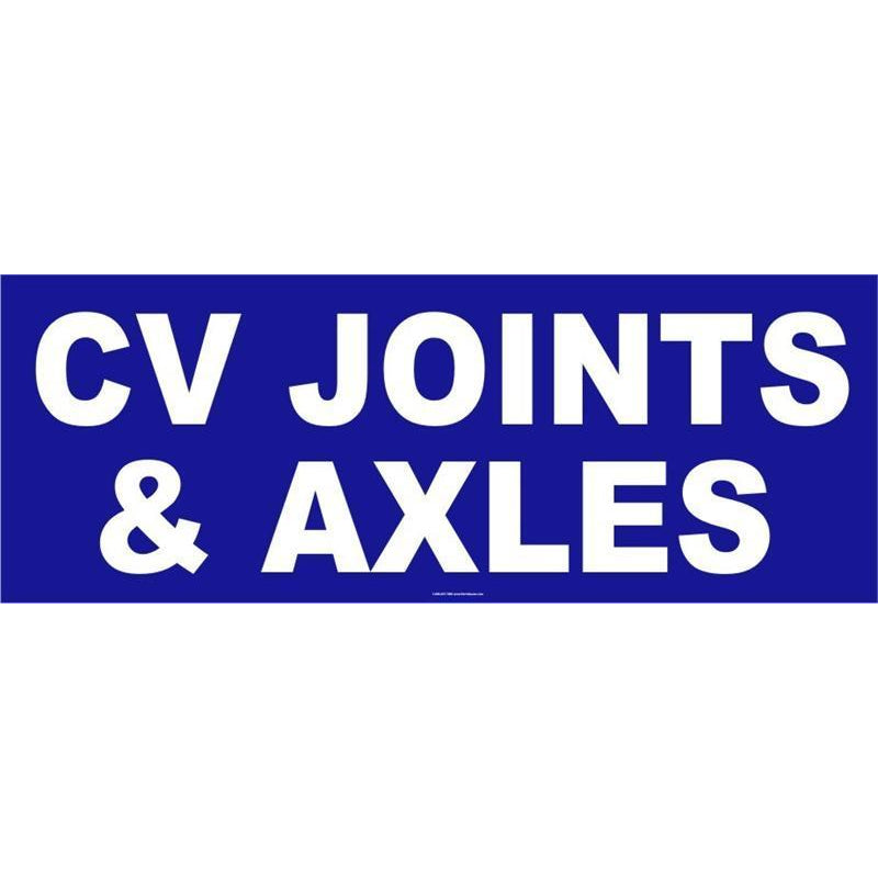 CV JOINTS & AXLES BANNER #AB98