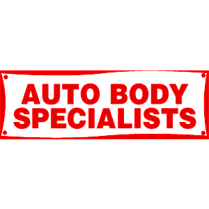 AUTO BODY SPECIALISTS BANNER #AB143