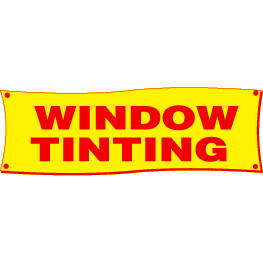 WINDOW TINTING BANNER #AB187W !!!