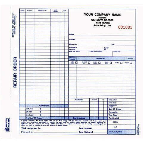 Auto Work Order - 250 QTY #ARO-655-2