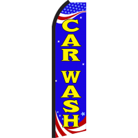 PATRIOTIC CAR WASH SWOOPER FLAG # SE3