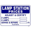 LAMP STATION SIGN #LPS