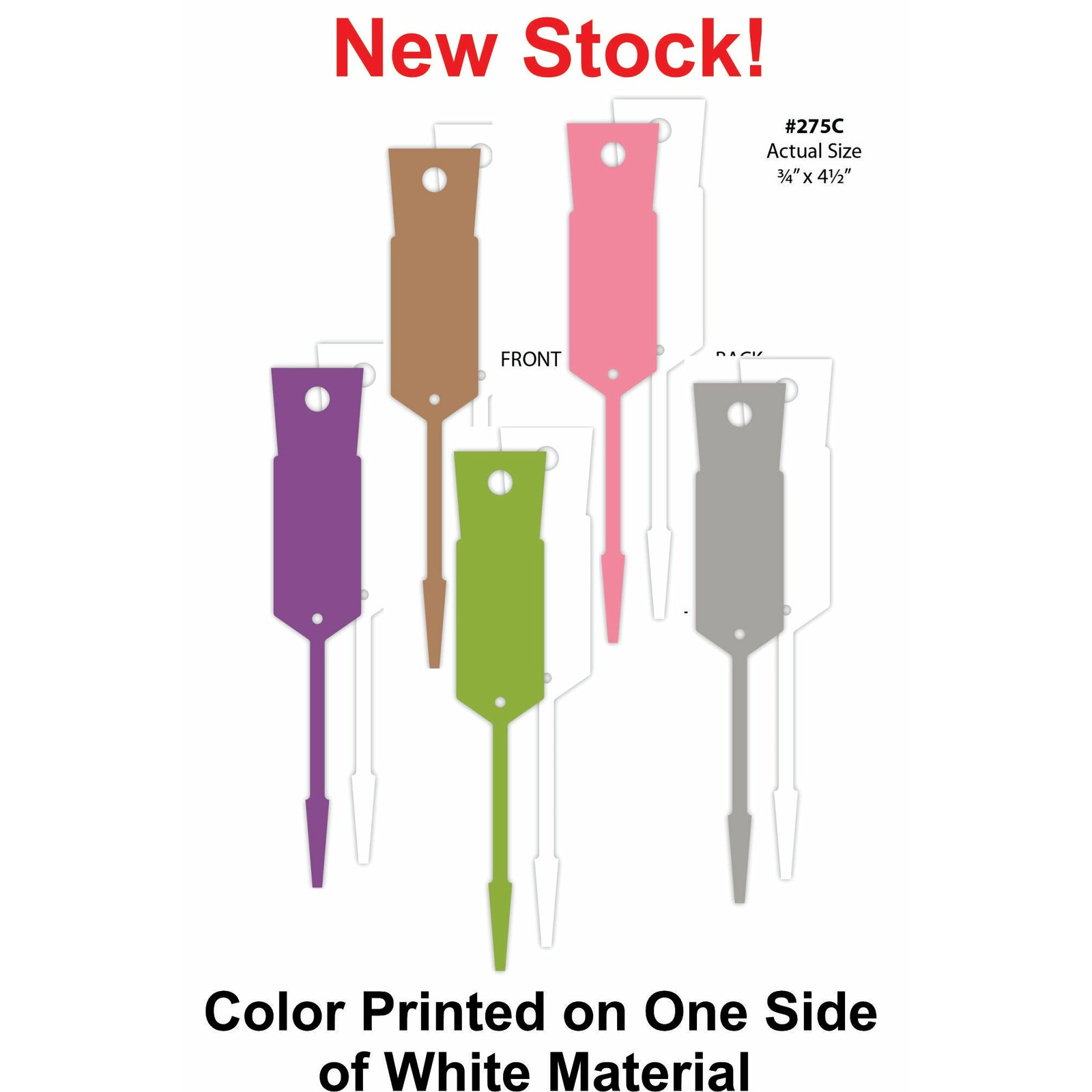 NEW STOCK Arrow Key Tags - 1000QTY