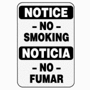 NO SMOKING SIGN #N38BIL