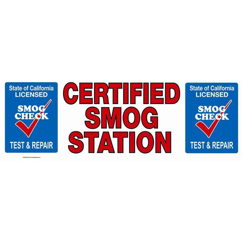 CERTIFIED SMOG BANNER # SB8
