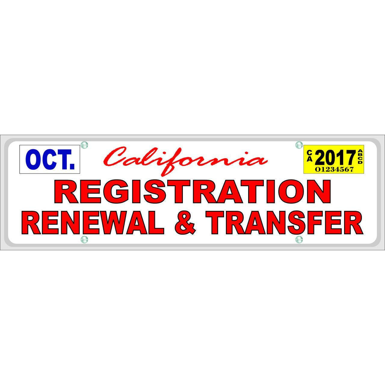 CALIFORNIA REGISTRATION #SB106 !!!