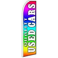 QUALITY USED CARS SWOOPER FLAG # SF0063