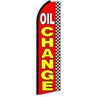 OIL CHANGE SWOOPER FLAG # SF0056