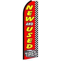 TIRES NEW & USED SWOOPER FLAG  # SF0052
