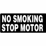 No Smoking Stop Motor